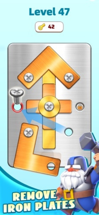Epic War:Unlock Screws Smartphone-Screenshot2