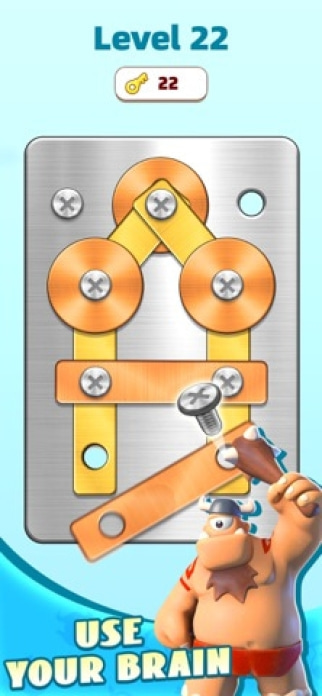 Epic War:Unlock Screws Smartphone-Screenshot