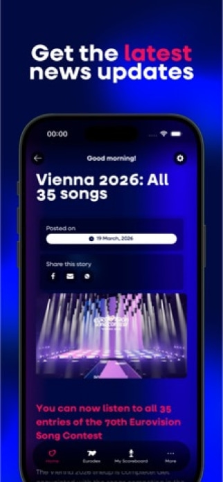 Eurovision Song Contest Smartphone-Screenshot4