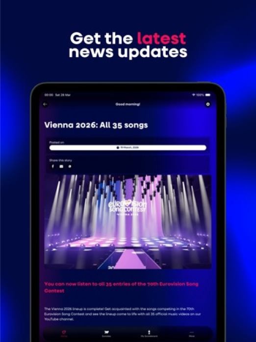 Eurovision Song Contest Tablet-Screenshot4