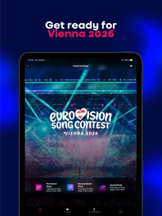 Eurovision Song Contest Tablet-Screenshot