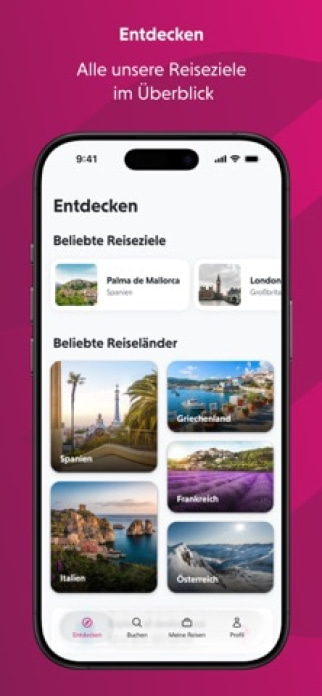 Eurowings Smartphone-Screenshot