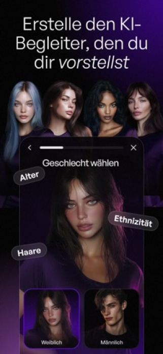 EVA AI Seelenverwandte Smartphone-Screenshot7
