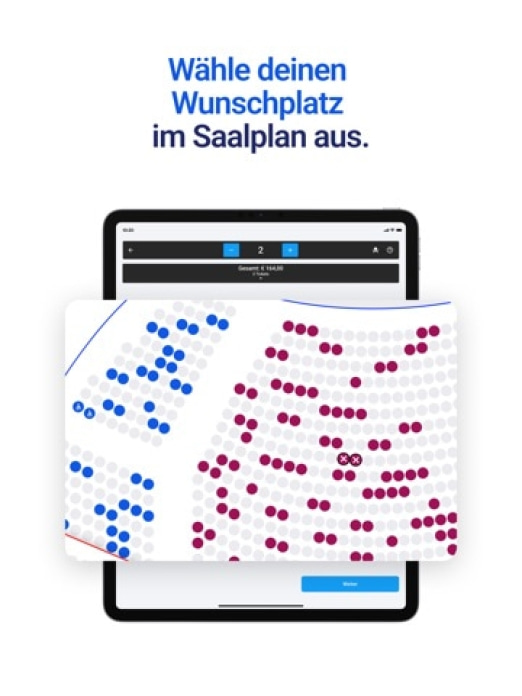 EVENTIM DE: Tickets f&uuml;r Events Tablet-Screenshot3