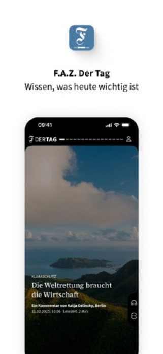 F.A.Z. Der Tag - Nachrichten Smartphone-Screenshot