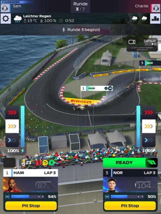F1 Clash - Offizielles Spiel Tablet-Screenshot3