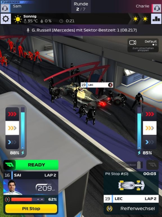 F1 Clash - Offizielles Spiel Tablet-Screenshot5