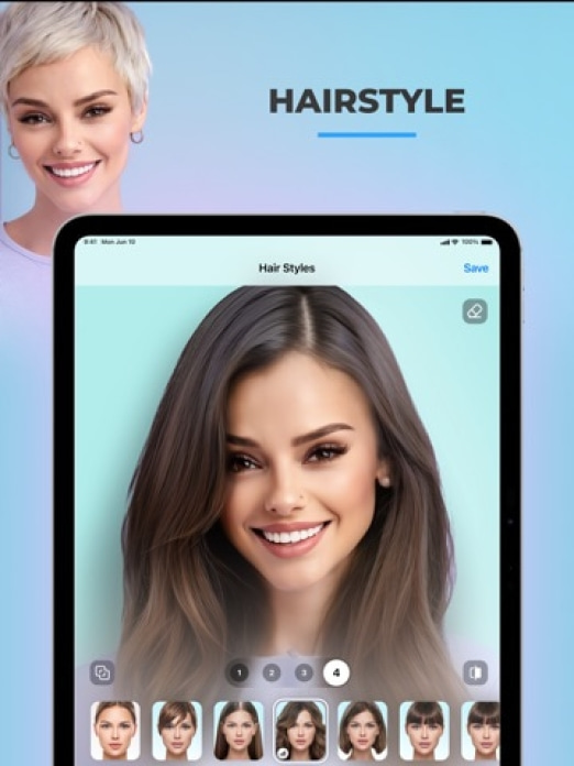 FaceApp: Gesichtsbearbeitung Tablet-Screenshot2