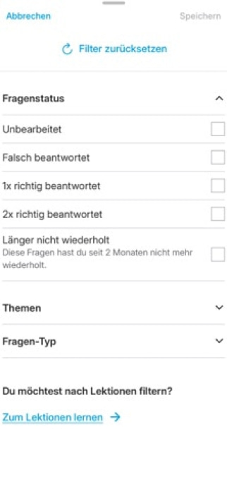 Fahrschulcard Smartphone-Screenshot7