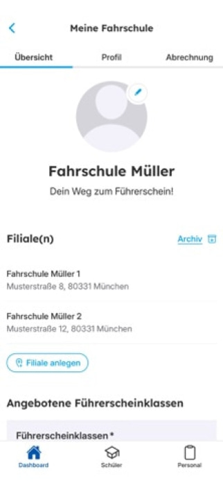 Fahrschulcard Smartphone-Screenshot9