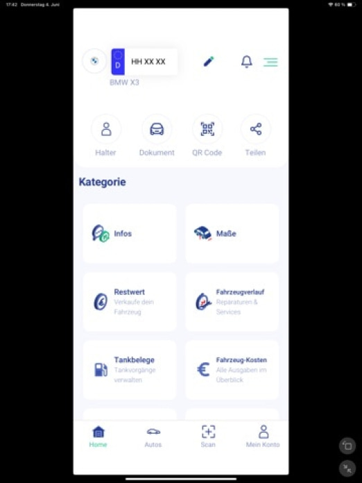 Fahrzeugschein - Auto & Kfz Tablet-Screenshot2