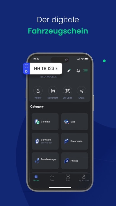 Fahrzeugschein - Auto & Kfz Smartphone-Screenshot