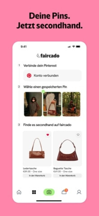 Faircado: Secondhand-Shopping Smartphone-Screenshot2