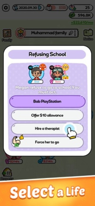 Family Go! - Lifetime Sim game Smartphone-Screenshot5