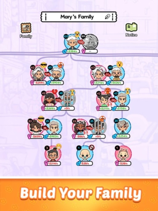 Family Go! - Lifetime Sim game Tablet-Screenshot
