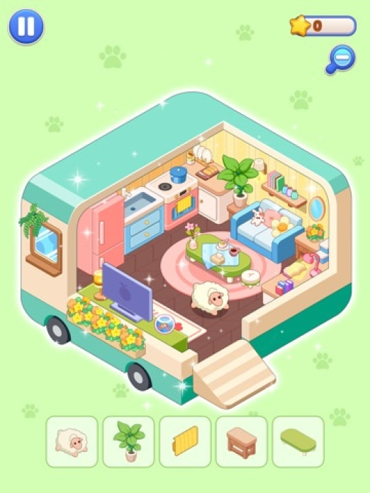 Fantasy Room: Wohndeko Spiel Tablet-Screenshot4