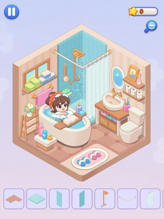 Fantasy Room: Wohndeko Spiel Tablet-Screenshot
