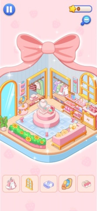 Fantasy Room: Wohndeko Spiel Smartphone-Screenshot