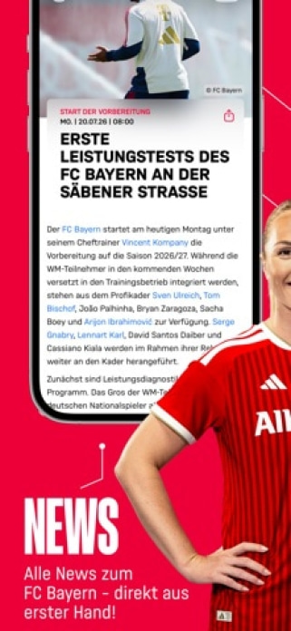 FC Bayern München Smartphone-Screenshot4