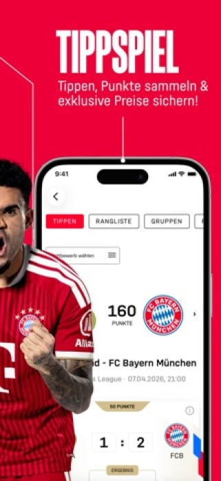 FC Bayern M&uuml;nchen Smartphone-Screenshot7