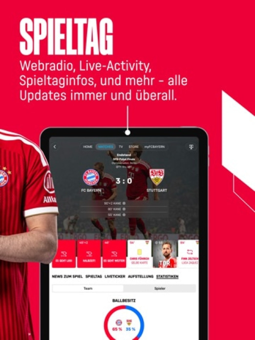 FC Bayern München Tablet-Screenshot3