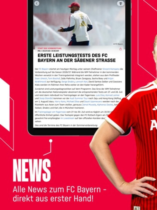 FC Bayern München Tablet-Screenshot4
