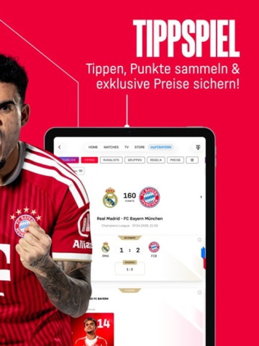 FC Bayern M&uuml;nchen Tablet-Screenshot7