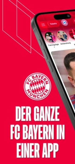 FC Bayern München Smartphone-Screenshot