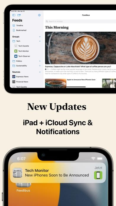 Feedibus — RSS Feed Reader Smartphone-Screenshot2