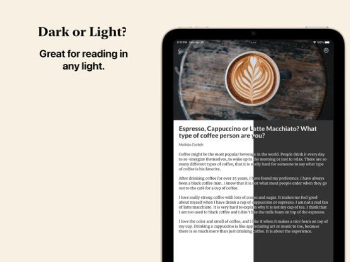 Feedibus — RSS Feed Reader Tablet-Screenshot4