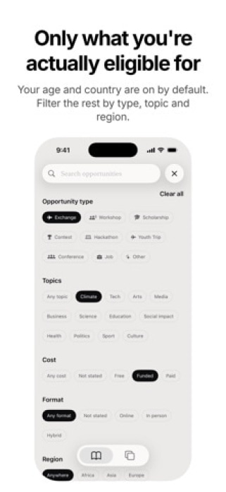 FEJA: Youth Opportunities Smartphone-Screenshot3