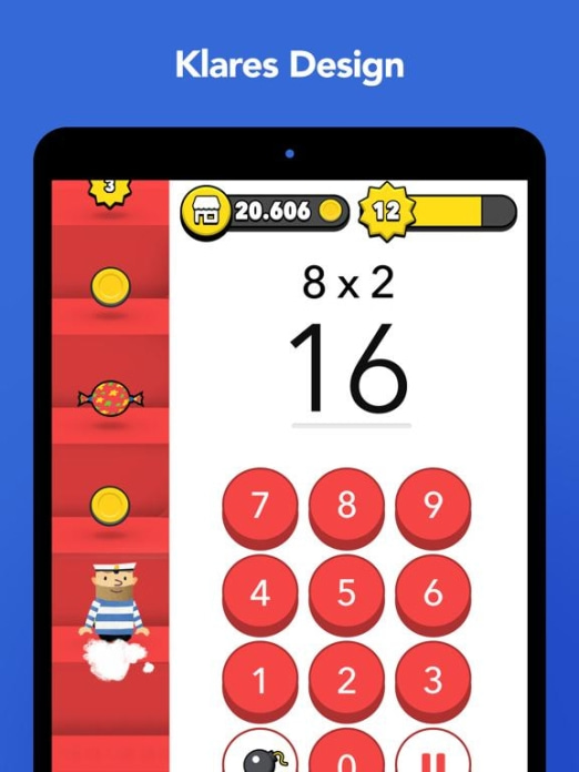 Fiete Math Climber Tablet-Screenshot