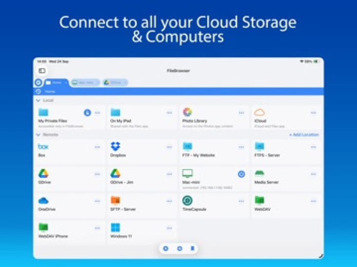 FileBrowser - Document Manager Tablet-Screenshot2