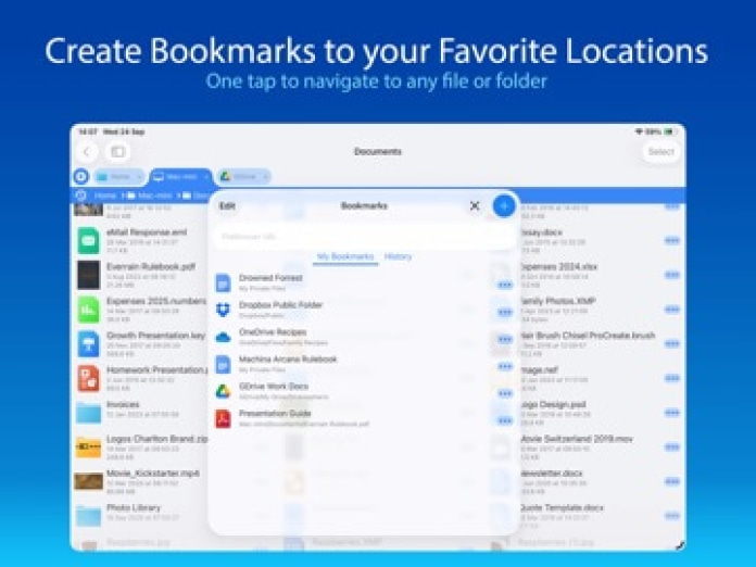 FileBrowser - Document Manager Tablet-Screenshot7