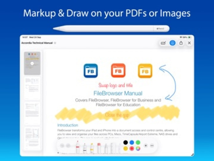 FileBrowser - Document Manager Tablet-Screenshot8