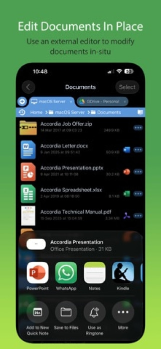 FileBrowser Professional Smartphone-Screenshot3