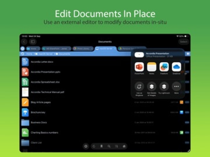 FileBrowser Professional Tablet-Screenshot3