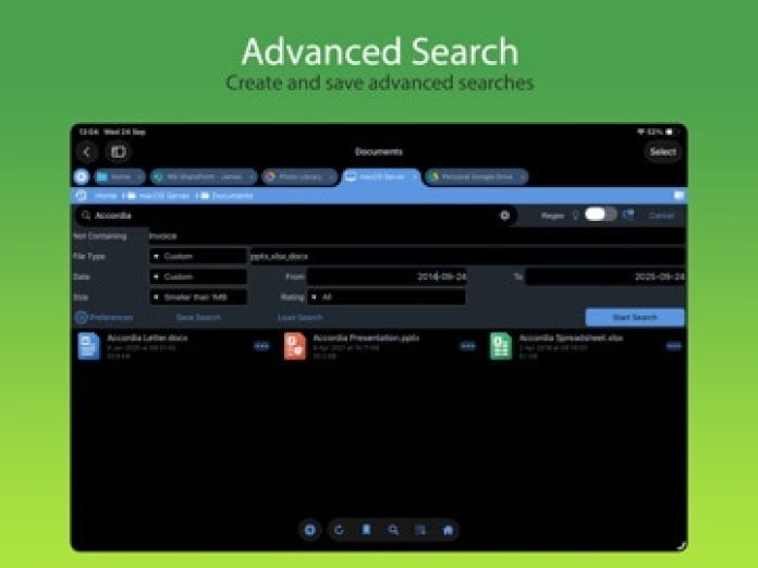 FileBrowser Professional Tablet-Screenshot4