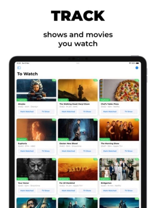 Serien und Filme: FilmNoir Tablet-Screenshot