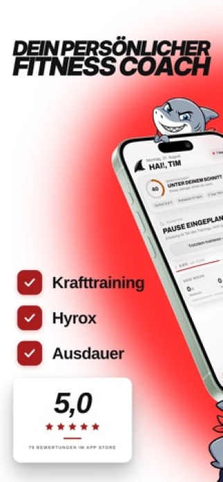 fin fitnesstracker Smartphone-Screenshot