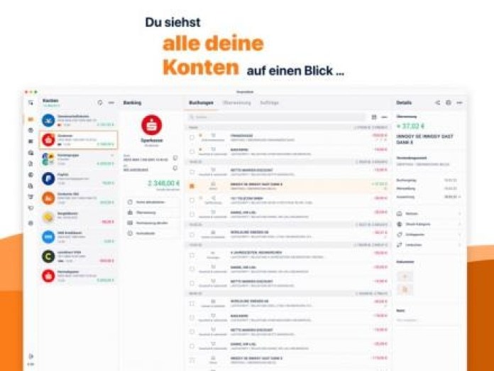 finanzblick Online-Banking Smartphone-Screenshot