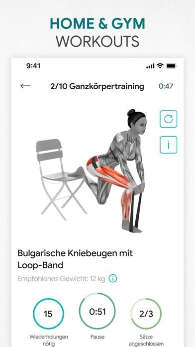 Fitness App&mdash;Gym Workout, Sport Smartphone-Screenshot2