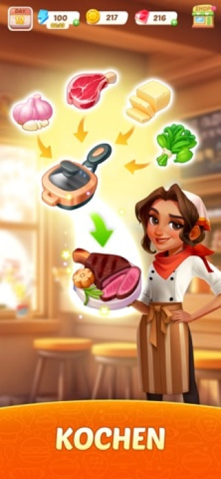 Flamb&eacute;&reg;: Merge and Cook Smartphone-Screenshot2