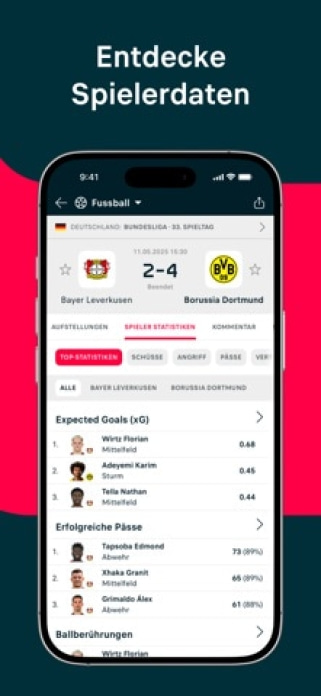 Flashscore: Ergebnisse & News Smartphone-Screenshot10