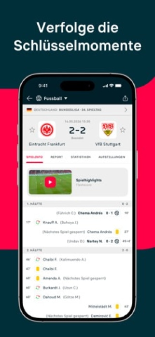 Flashscore: Ergebnisse & News Smartphone-Screenshot7