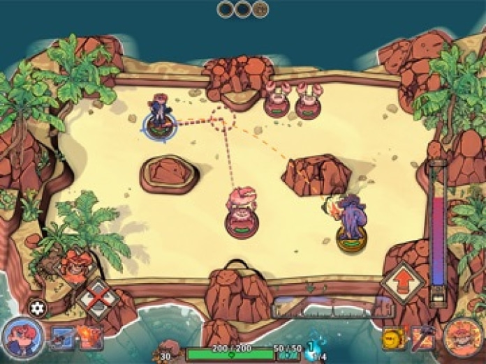 Flick Shot Rogues Tablet-Screenshot