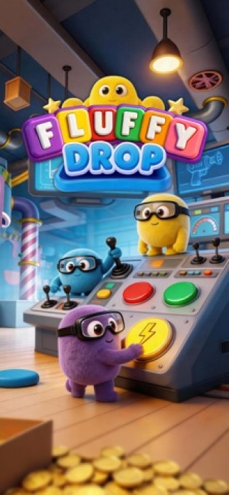 Fluffy Drop Smartphone-Screenshot
