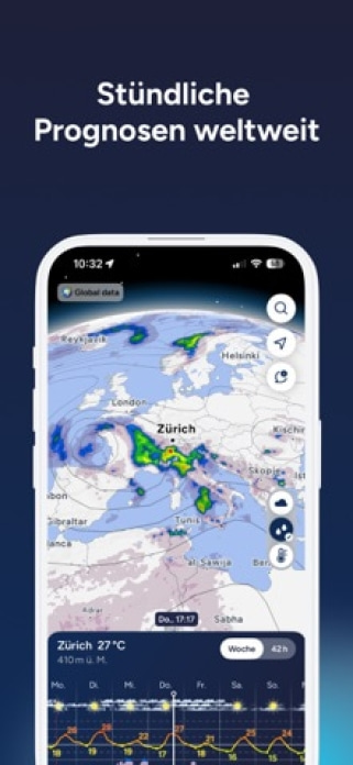 Fluid Meteo &ndash; Wetter Prognosen Smartphone-Screenshot3