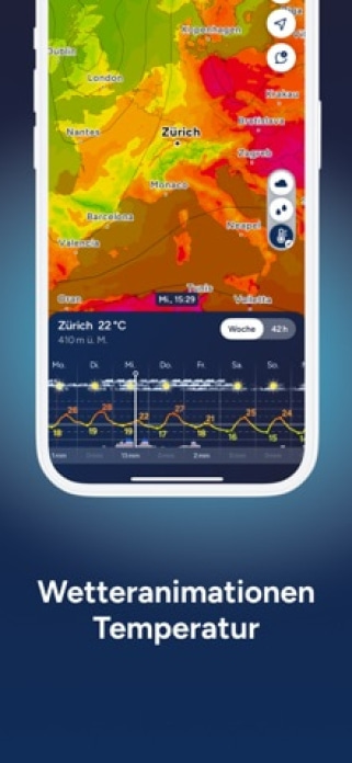 Fluid Meteo &ndash; Wetter Prognosen Smartphone-Screenshot4