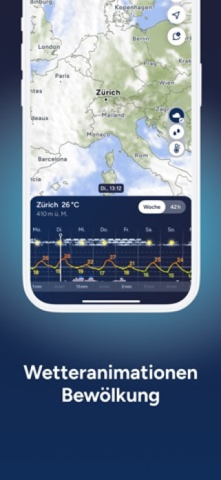 Fluid Meteo &ndash; Wetter Prognosen Smartphone-Screenshot6